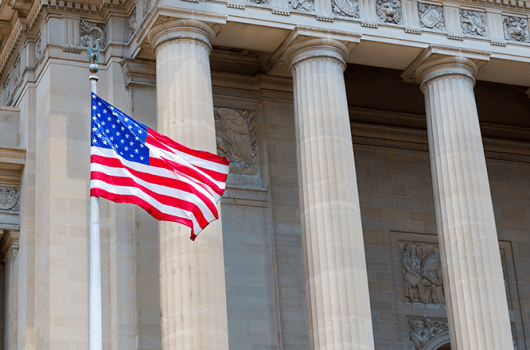 american-flag-government-building