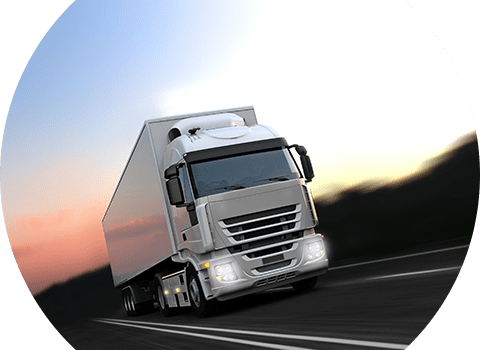 semi truck driving