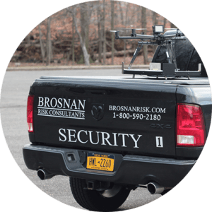 brosnan security truck