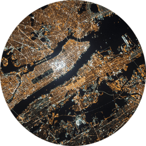 NYC from space
