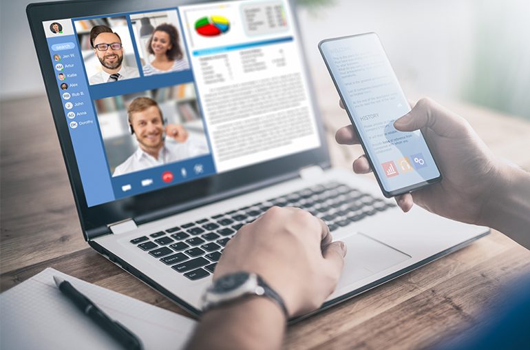 Video conferencing, working from home