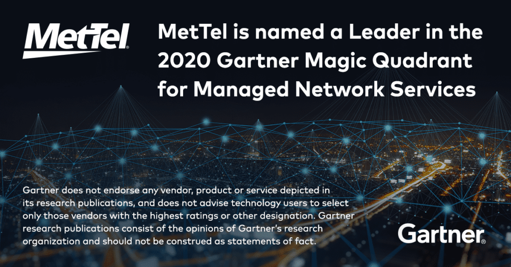 MetTel is names a leader in the Gartner Magic Quadrant for Managed Mobility Services