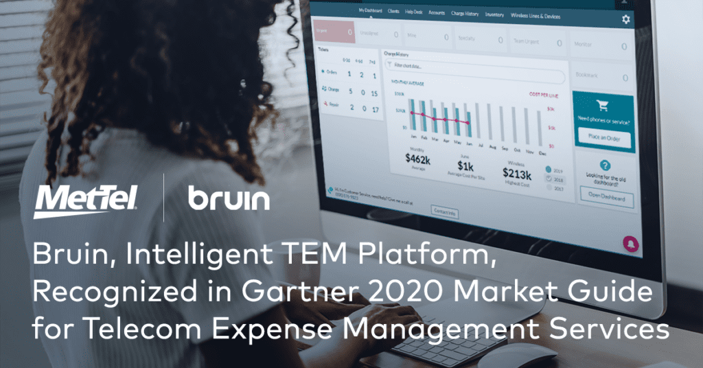 Bruin Intelligent TEM Platform Recognized in Gartner 2020 Market Guide for Telecom Expense Management Services