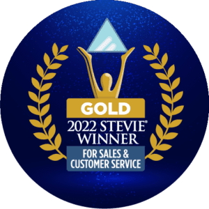 Gold 2022 Stevie Winner for Sales and Customer Service